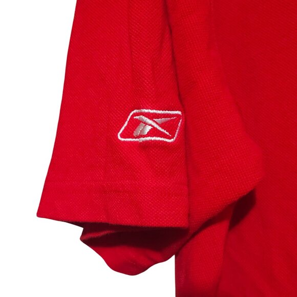 Vintage Reebok Kansas City Chiefs Red Polo Shirt XL 100% Cotton NFL Team Apparel - Picture 4 of 6